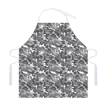 Camouflage Dazzle Pattern Print Adjustable Apron
