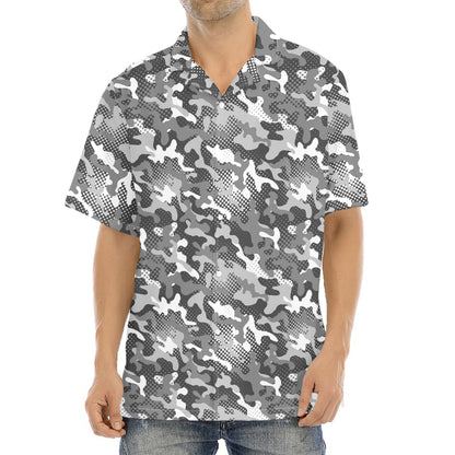 Camouflage Dazzle Pattern Print Aloha Shirt