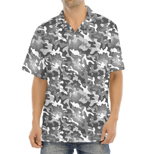 Camouflage Dazzle Pattern Print Aloha Shirt