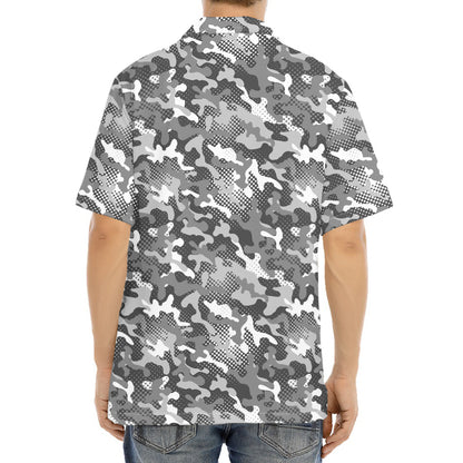 Camouflage Dazzle Pattern Print Aloha Shirt