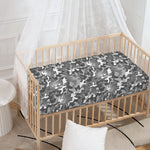 Camouflage Dazzle Pattern Print Baby Crib Sheet