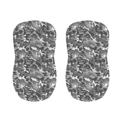 Camouflage Dazzle Pattern Print Bar Stool Covers