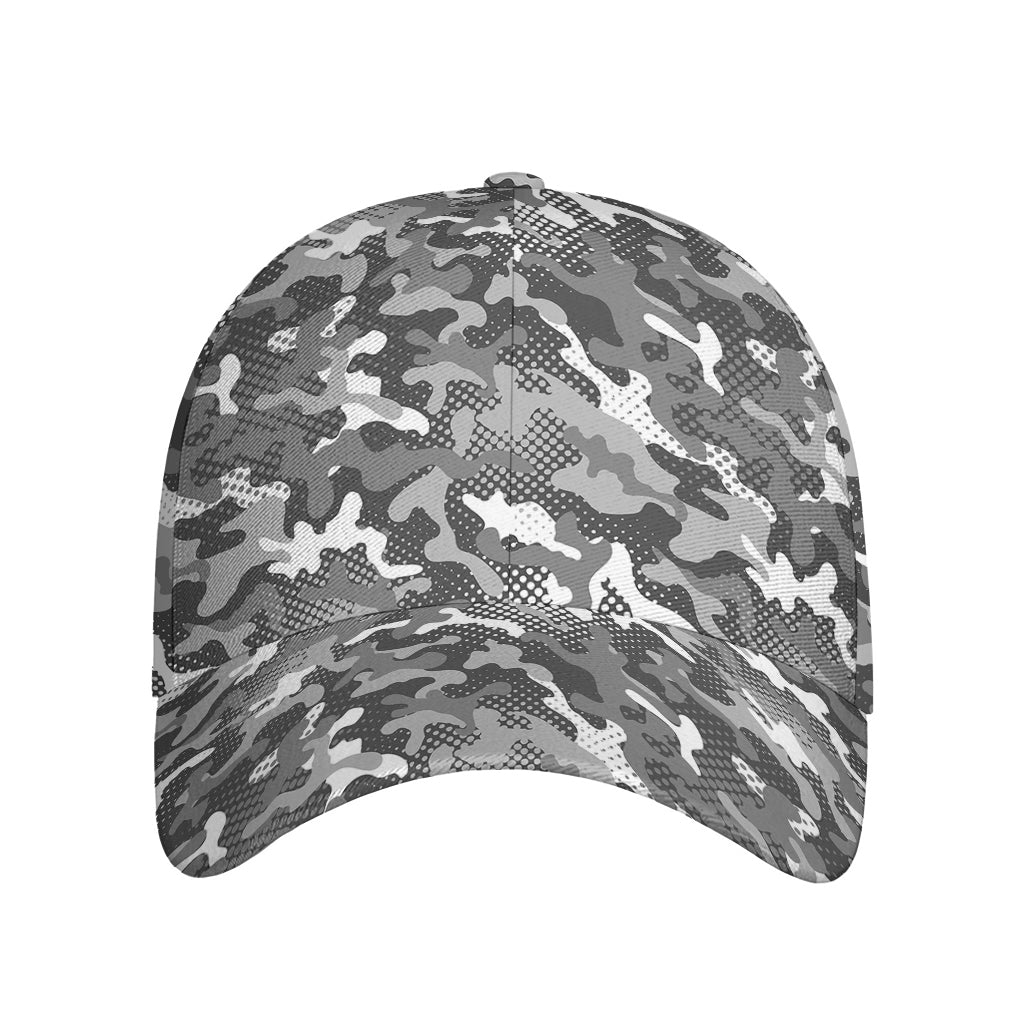 Camouflage Dazzle Pattern Print Baseball Cap