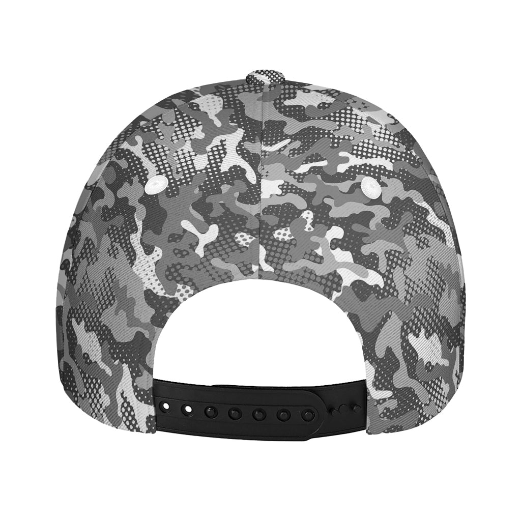Camouflage Dazzle Pattern Print Baseball Cap