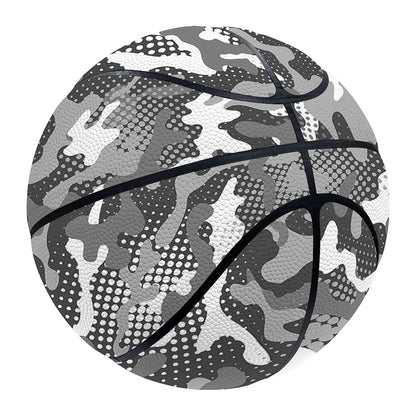Camouflage Dazzle Pattern Print Basketball