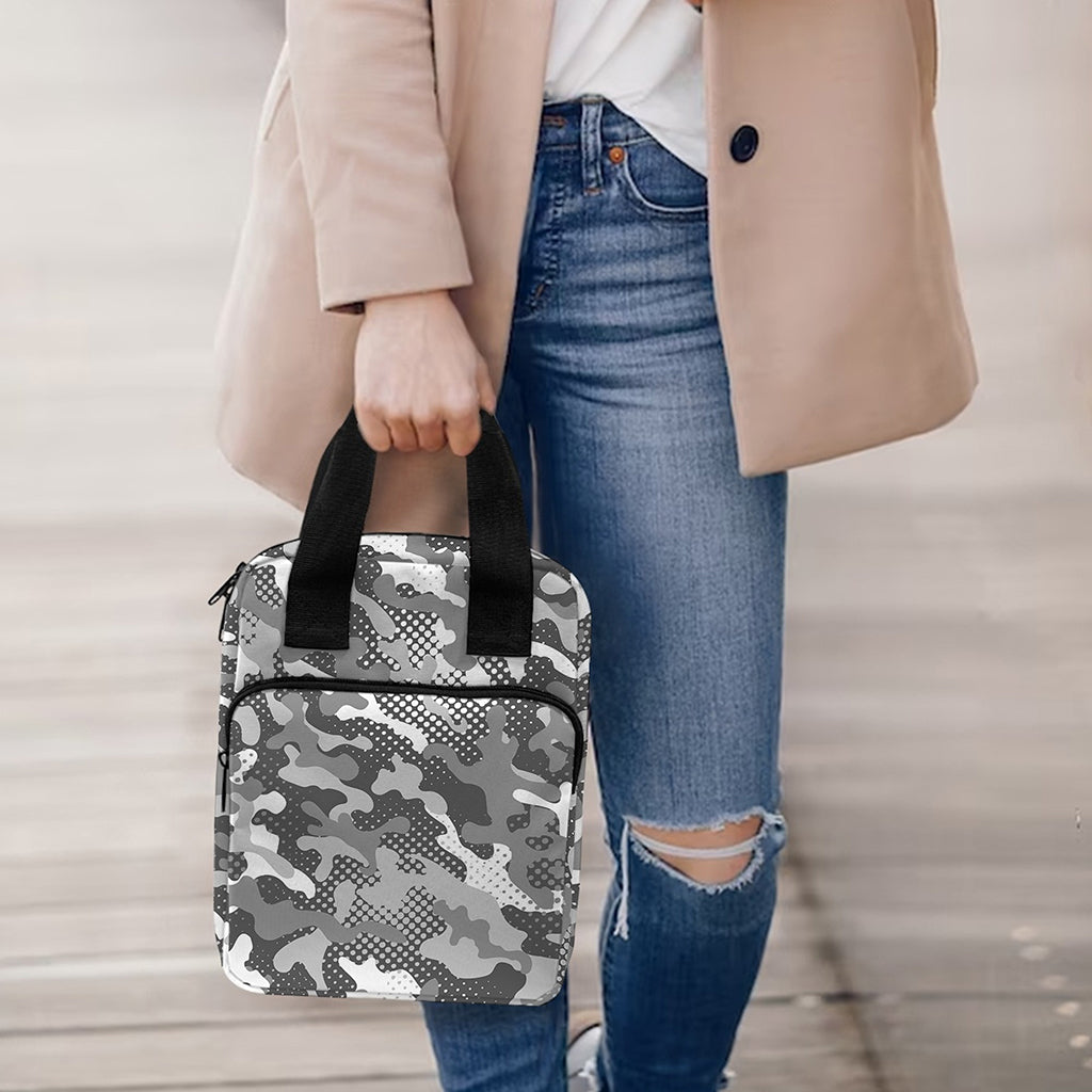 Camouflage Dazzle Pattern Print Bible Tote Bag