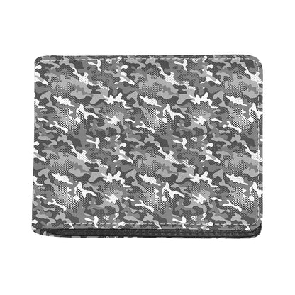 Camouflage Dazzle Pattern Print Bifold Wallet