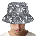 Camouflage Dazzle Pattern Print Bucket Hat