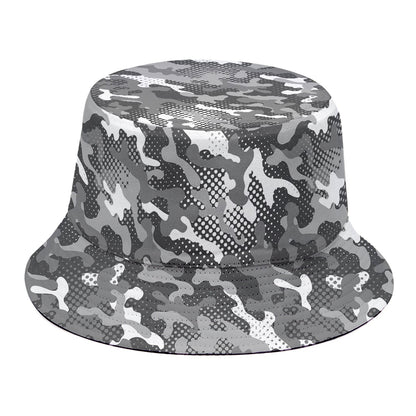 Camouflage Dazzle Pattern Print Bucket Hat