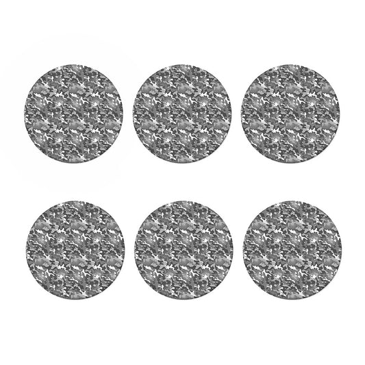 Camouflage Dazzle Pattern Print Coaster Set