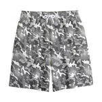 Camouflage Dazzle Pattern Print Cotton Shorts