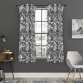Camouflage Dazzle Pattern Print Grommet Curtain Panels