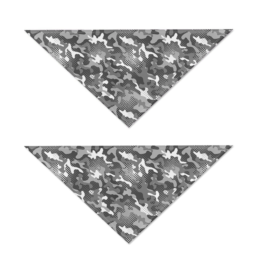 Camouflage Dazzle Pattern Print Dog Bandana
