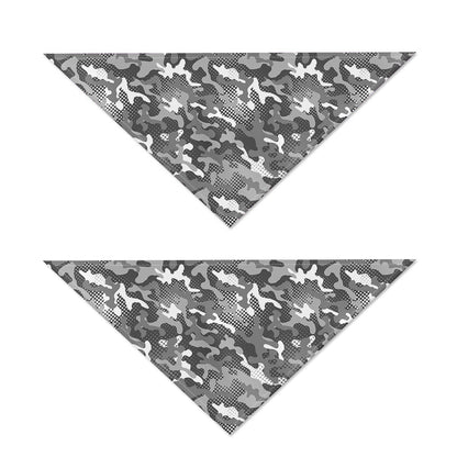 Camouflage Dazzle Pattern Print Dog Bandana