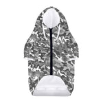 Camouflage Dazzle Pattern Print Dog Zip Up Hoodie