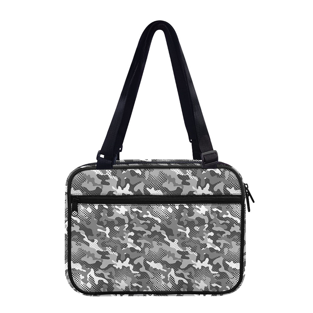 Camouflage Dazzle Pattern Print Double Strap Bible Bag