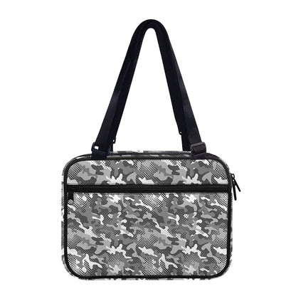 Camouflage Dazzle Pattern Print Double Strap Bible Bag