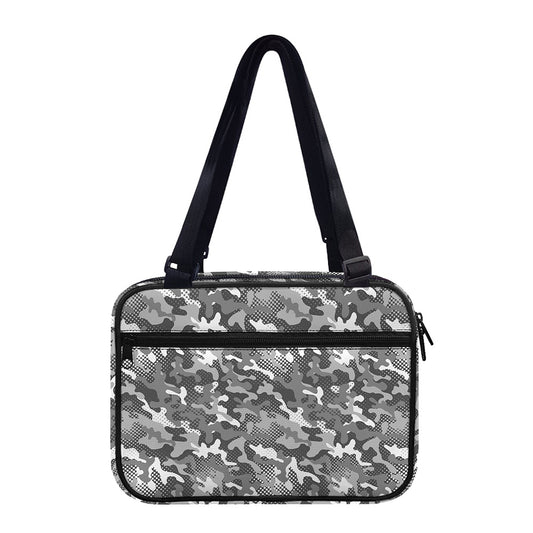 Camouflage Dazzle Pattern Print Double Strap Bible Bag