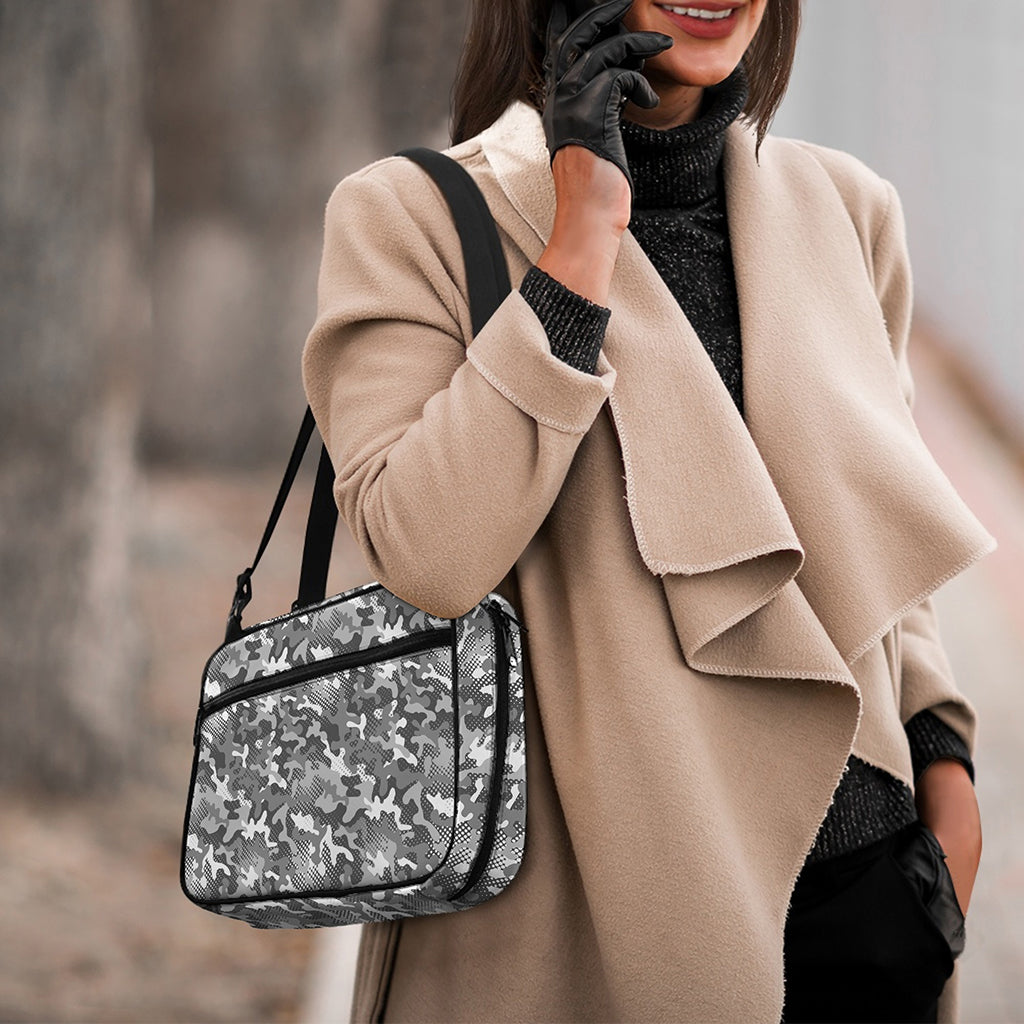 Camouflage Dazzle Pattern Print Double Strap Bible Bag