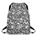Camouflage Dazzle Pattern Print Drawstring Backpack