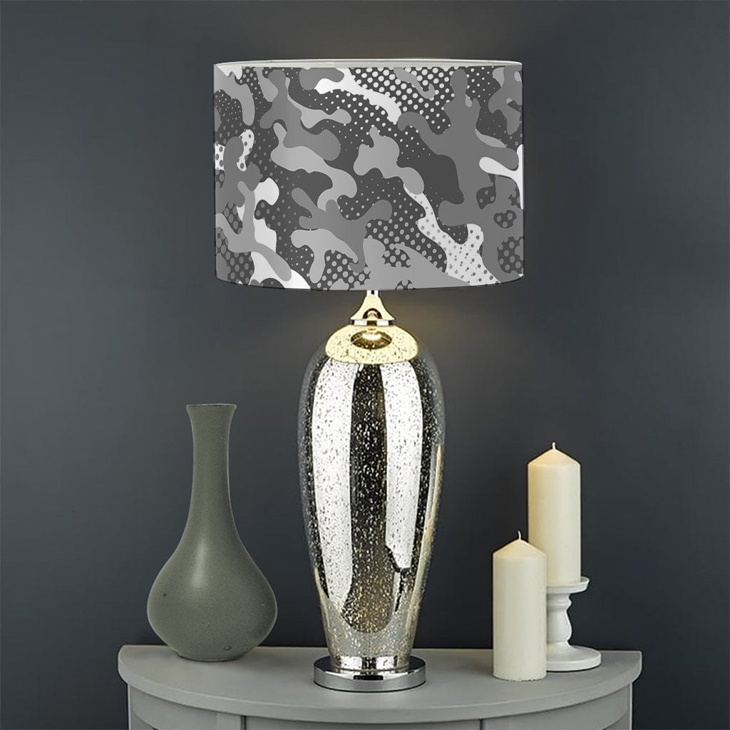 Camouflage Dazzle Pattern Print Drum Lamp Shade