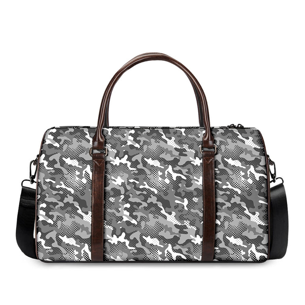 Camouflage Dazzle Pattern Print Duffle Bag