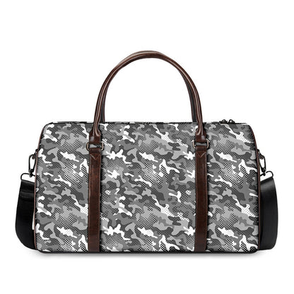 Camouflage Dazzle Pattern Print Duffle Bag