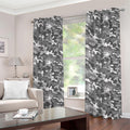 Camouflage Dazzle Pattern Print Grommet Curtains