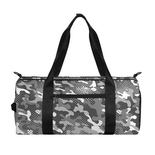 Camouflage Dazzle Pattern Print Gym Bag