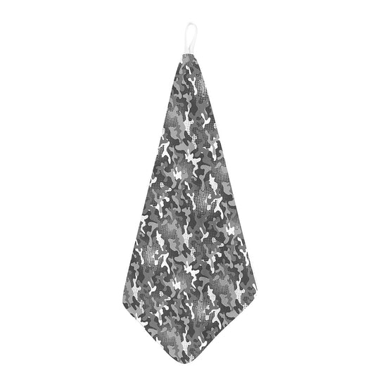 Camouflage Dazzle Pattern Print Hand Towel