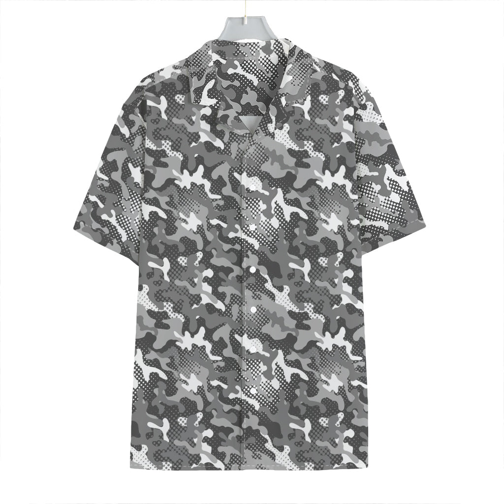 Camouflage Dazzle Pattern Print Hawaiian Shirt