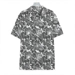 Camouflage Dazzle Pattern Print Hawaiian Shirt