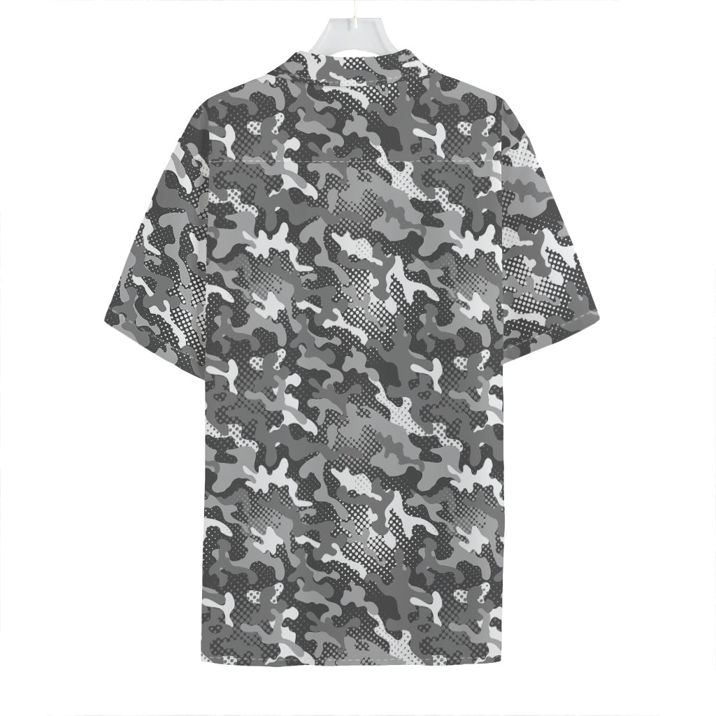 Camouflage Dazzle Pattern Print Hawaiian Shirt