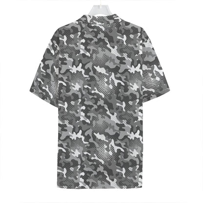 Camouflage Dazzle Pattern Print Hawaiian Shirt
