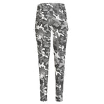 Camouflage Dazzle Pattern Print High-Waisted Pocket Leggings