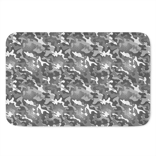 Camouflage Dazzle Pattern Print Indoor Door Mat