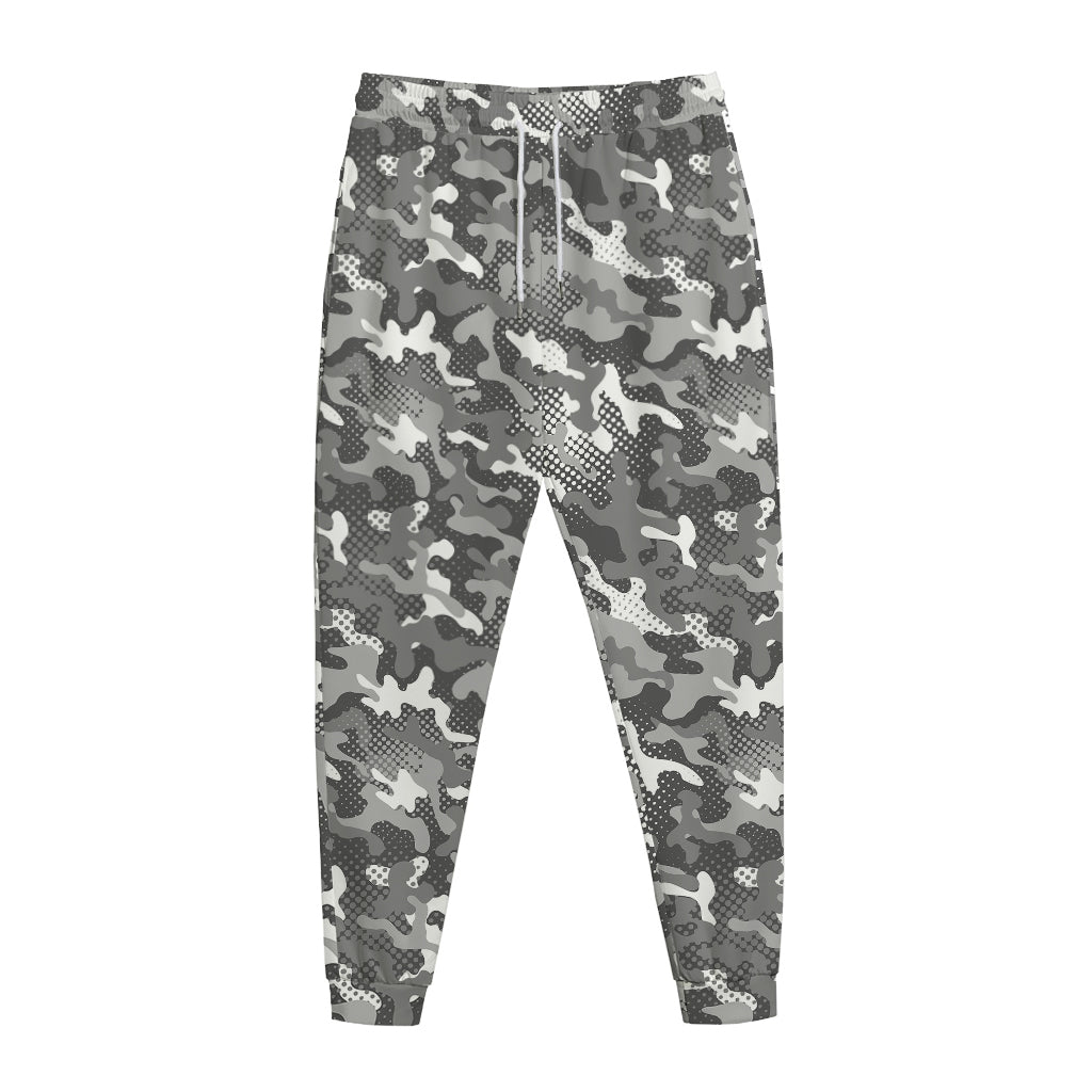 Camouflage Dazzle Pattern Print Jogger Pants
