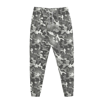 Camouflage Dazzle Pattern Print Jogger Pants