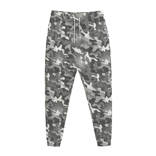 Camouflage Dazzle Pattern Print Jogger Pants