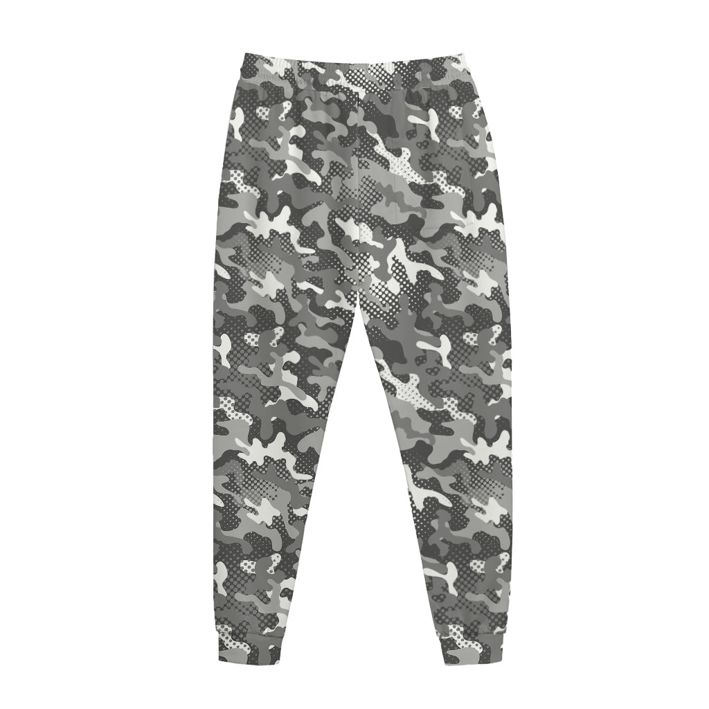 Camouflage Dazzle Pattern Print Jogger Pants
