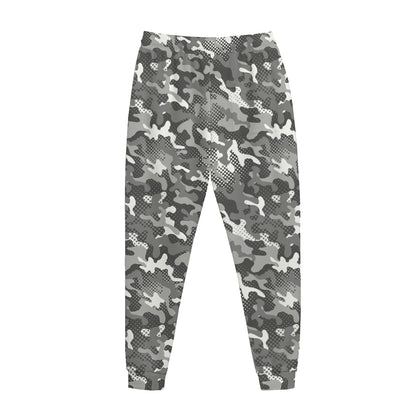 Camouflage Dazzle Pattern Print Jogger Pants