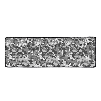 Camouflage Dazzle Pattern Print Long Kitchen Mat