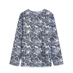 Camouflage Dazzle Pattern Print Long Sleeve Short Coat