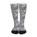 Camouflage Dazzle Pattern Print Long Socks