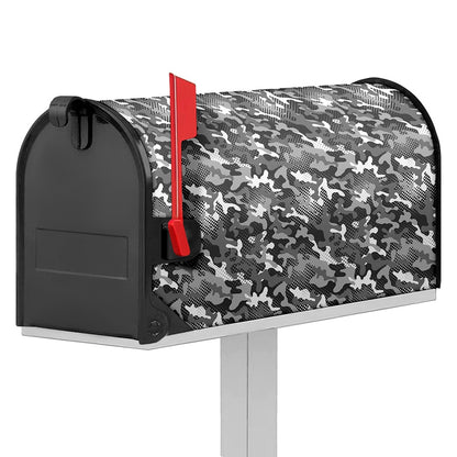 Camouflage Dazzle Pattern Print Mailbox Cover