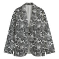 Camouflage Dazzle Pattern Print Men's Blazer