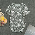 Camouflage Dazzle Pattern Print Men's Bodysuit