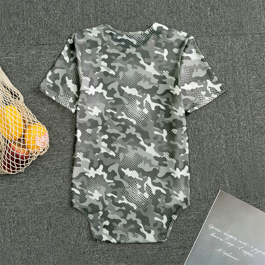 Camouflage Dazzle Pattern Print Men's Bodysuit