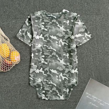 Camouflage Dazzle Pattern Print Men's Bodysuit