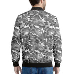 Camouflage Dazzle Pattern Print Men's Bomber Jacket